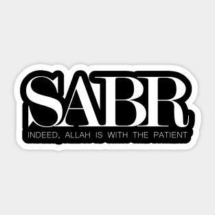 Sabr Sticker